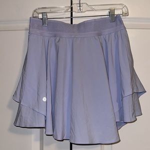 LULULEMON RUN COURT RIVAL HIGH RISE SKIRT, LONG LENGTH | SIZE 8